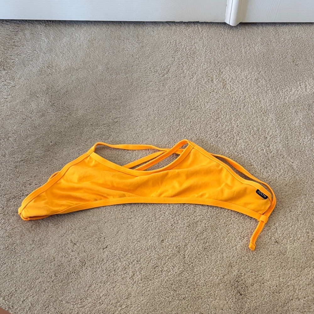 Jolyn Clothing Orange Bikini Top